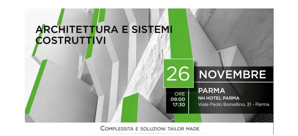 PARMA | EVENTO “ARCHITETTURA E SISTEMI COSTRUTTIVI” CON INFOPROGETTO
