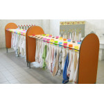 Kinder glass and towel holders