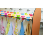 Kinder glass and towel holders